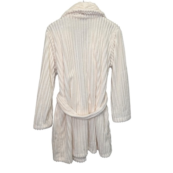 Yawn Off White Cream Robe Size Large Neutral Loungewear Lounging Comfy Cozy - Picture 2 of 11